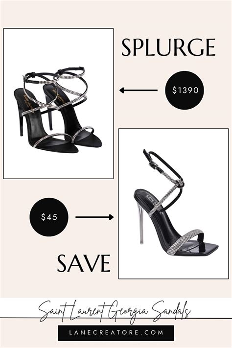 replica ysl sandals|ysl inspired heel dupe.